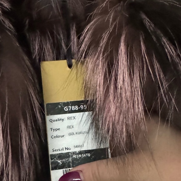 roksolana Rex fur in mauve - Picture 7 of 8